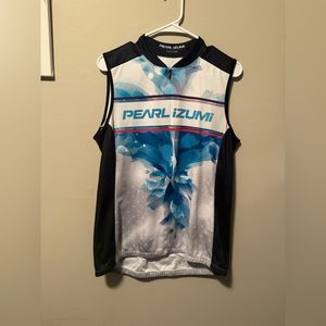pearl izumi select sleeveless cycling jersey blue smoke size XL